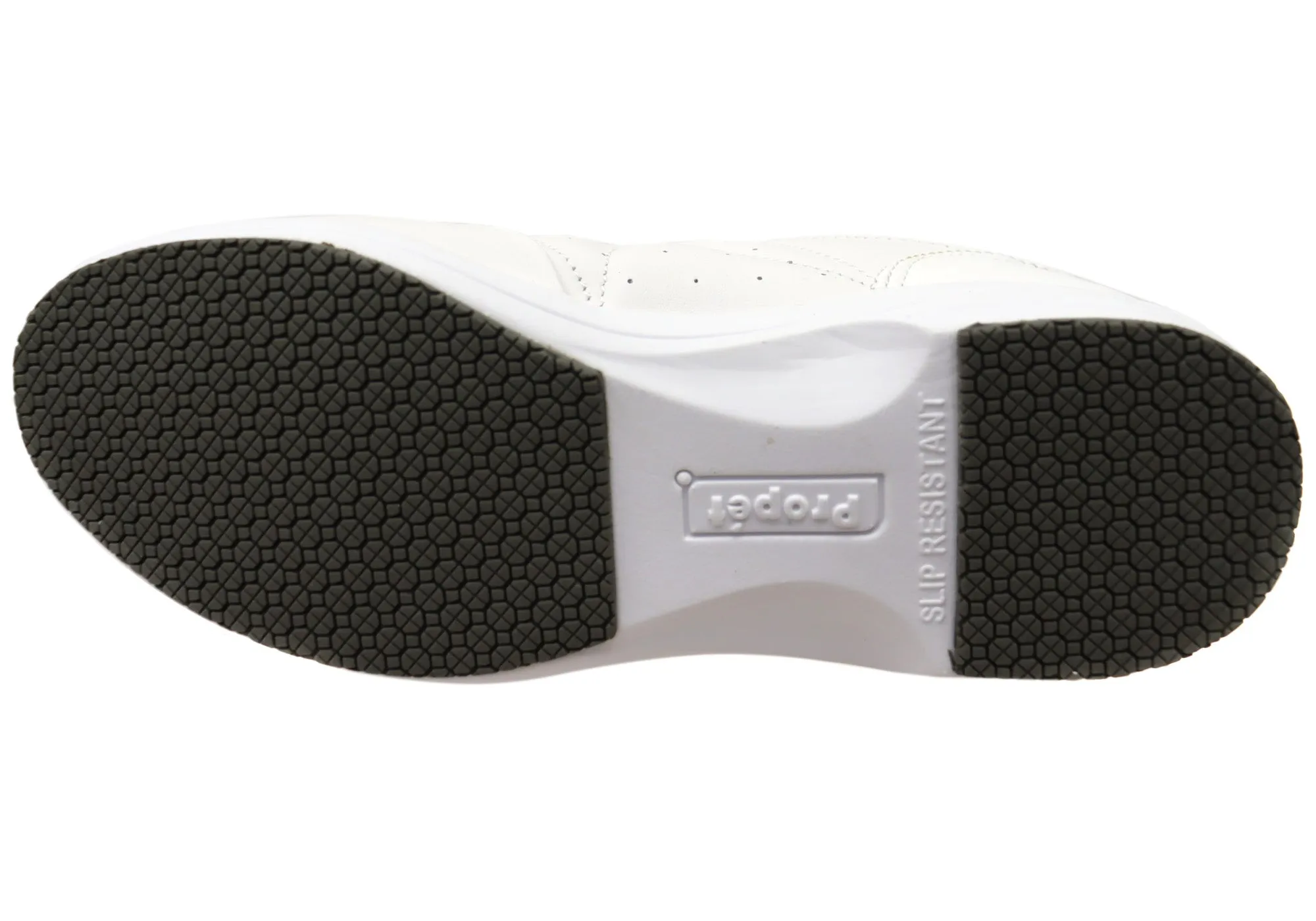 Propet Womens Washable Walker Leather Comfortable Wide Fit Shoes
