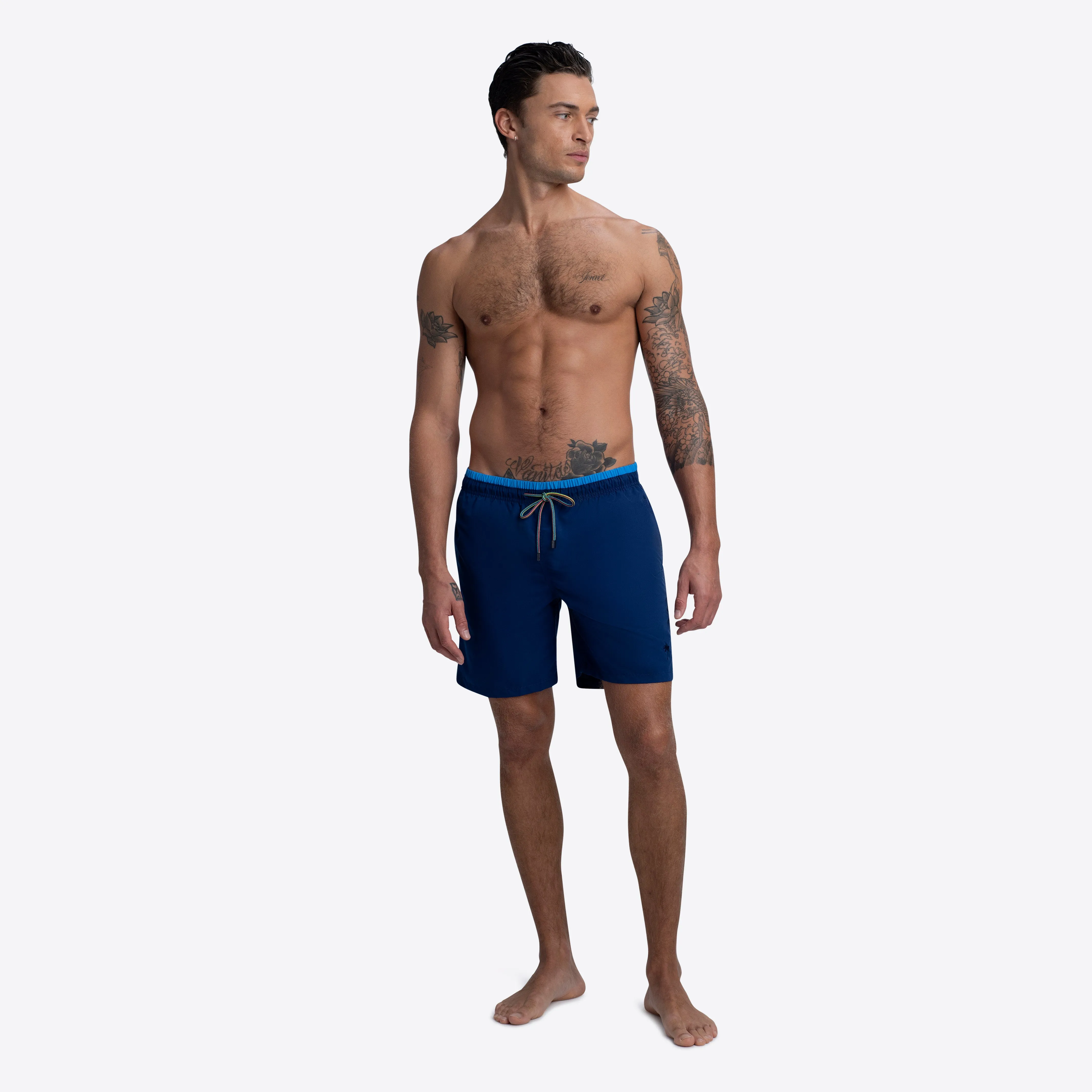 QUINN Solid Swim Trunks