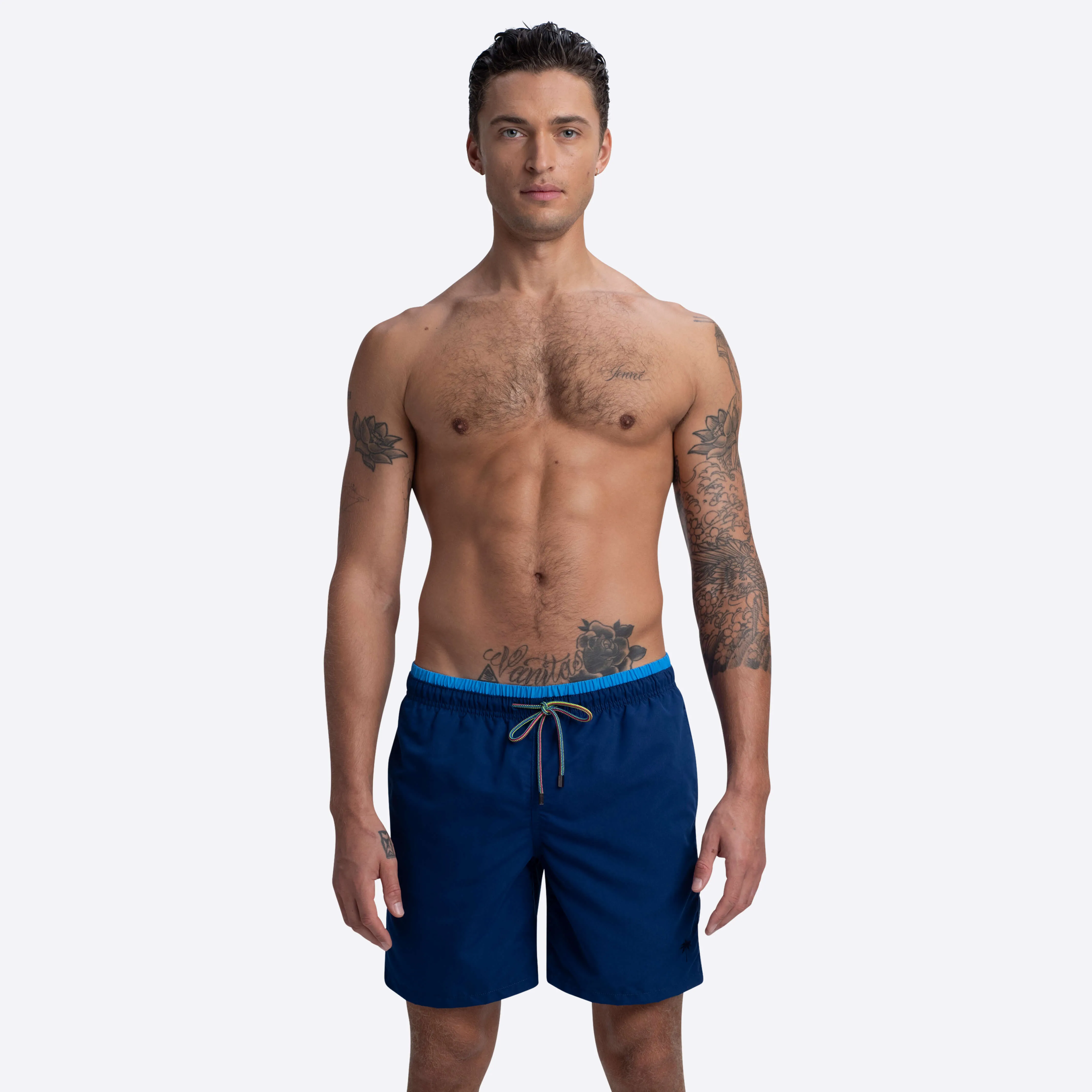 QUINN Solid Swim Trunks