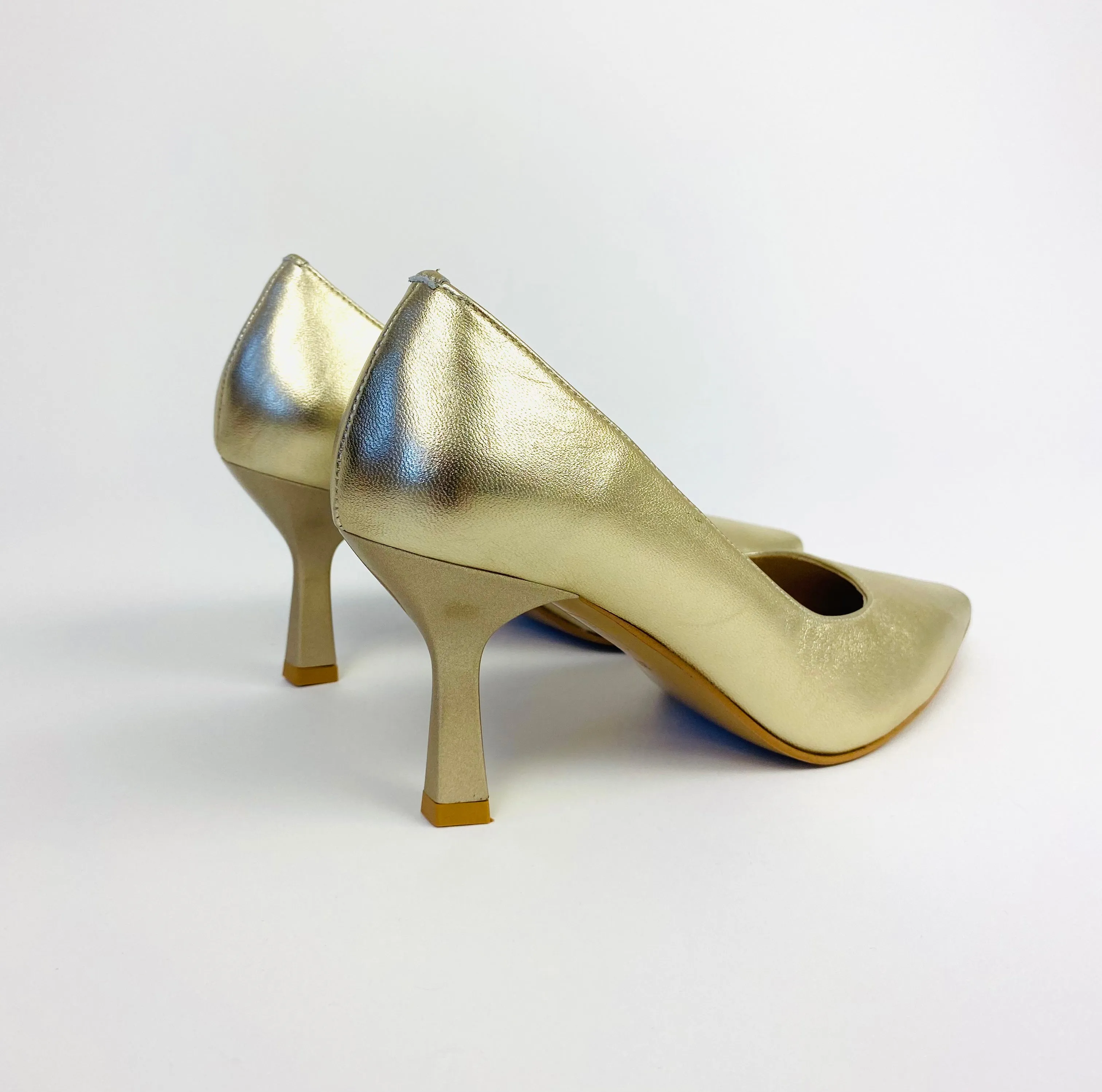 Rachels - Gold Court Shoe