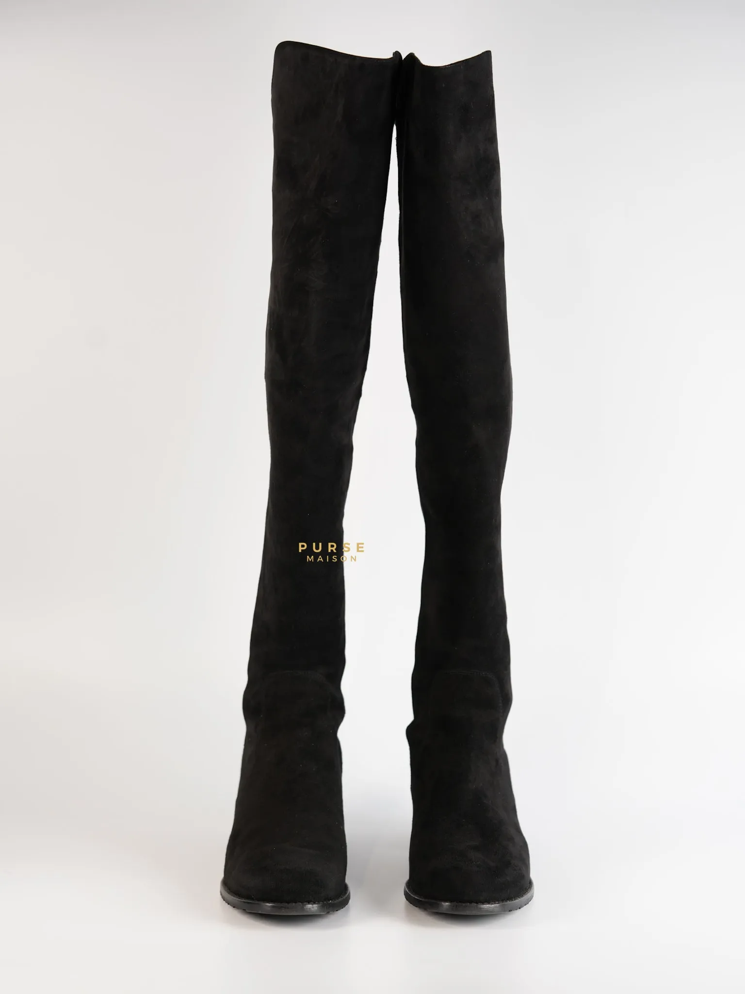 Reserve in Black Over the Knee Boots (Size: 6.5US, 37EU,23.5cm)
