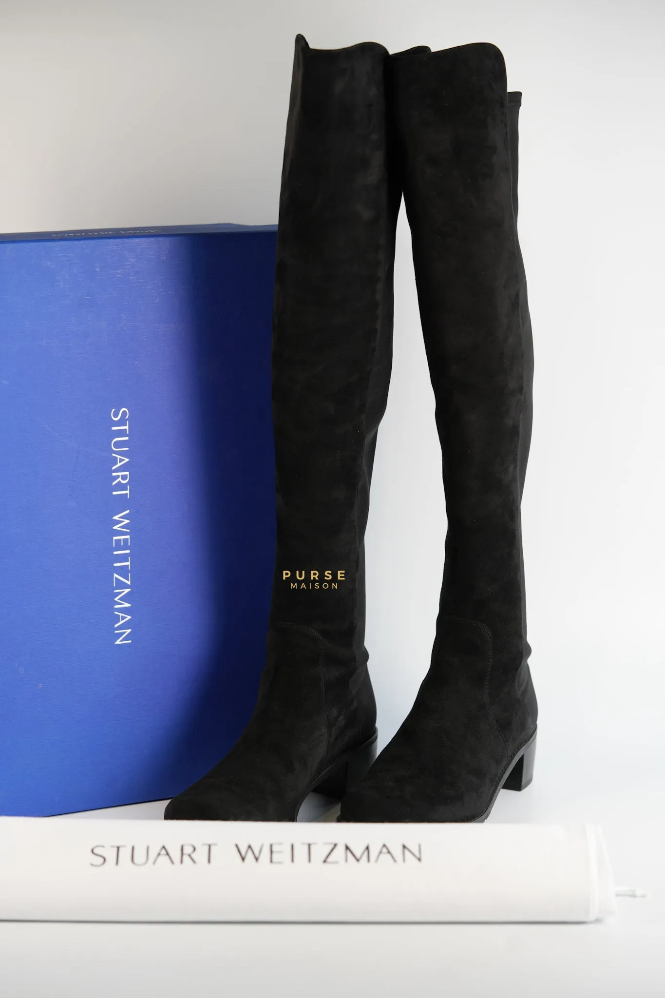 Reserve in Black Over the Knee Boots (Size: 6.5US, 37EU,23.5cm)