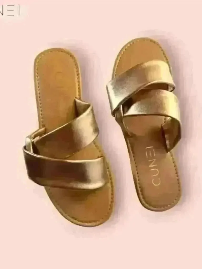 Rose Gold Wrap Slip Ons