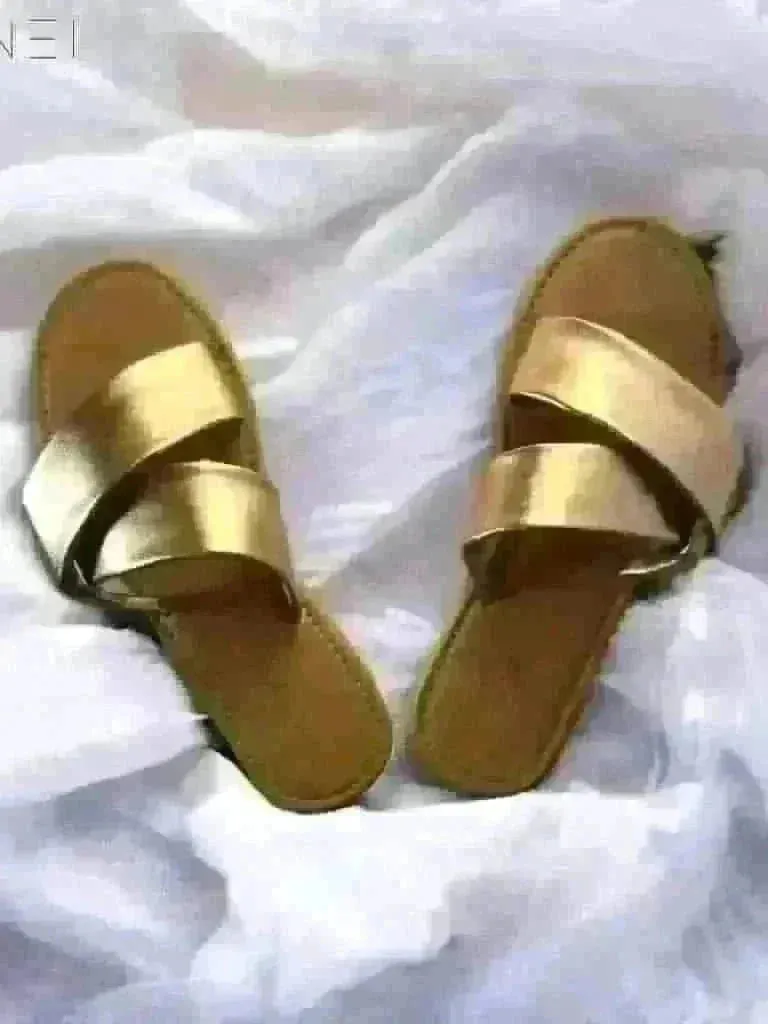 Rose Gold Wrap Slip Ons