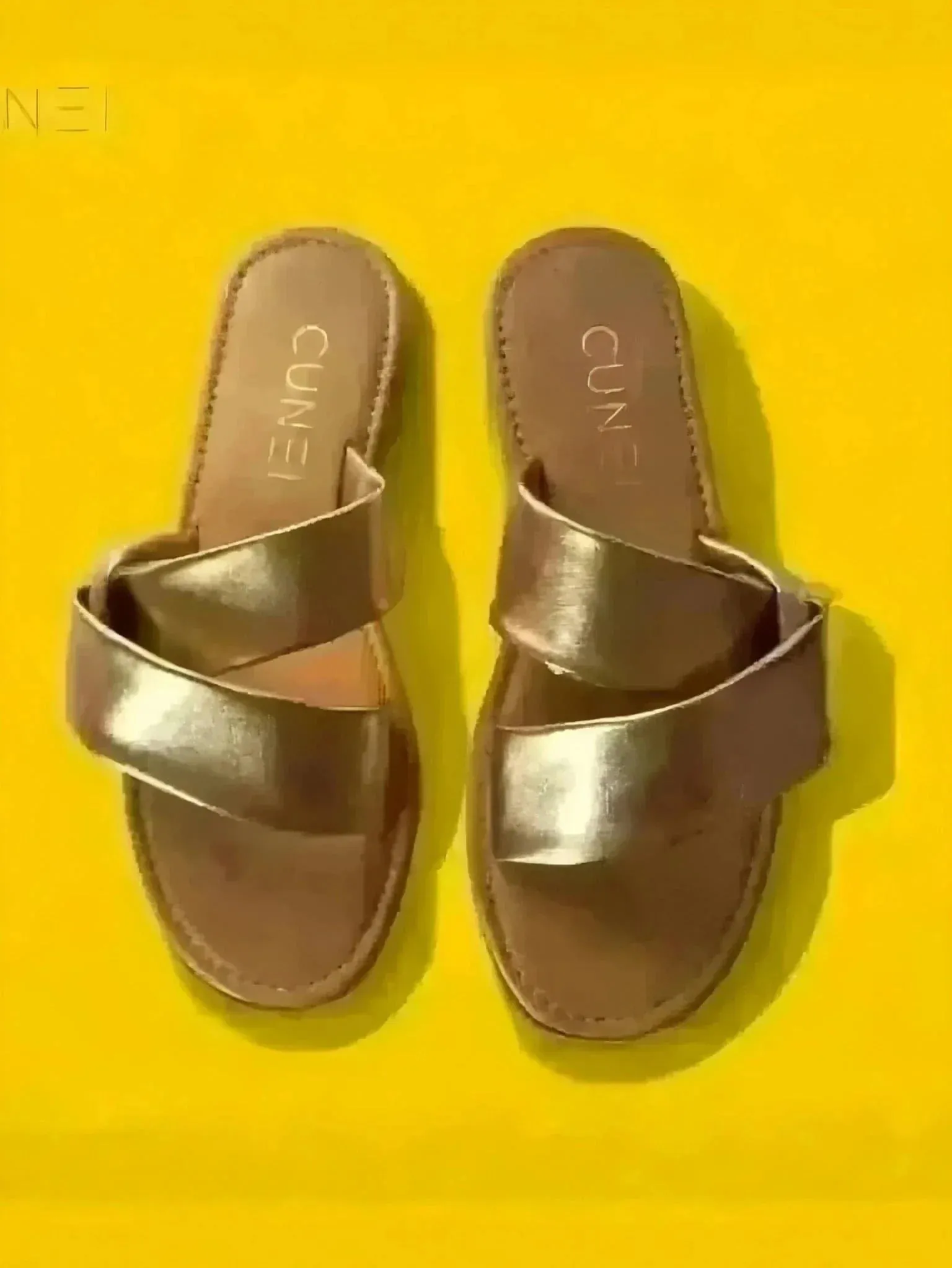 Rose Gold Wrap Slip Ons