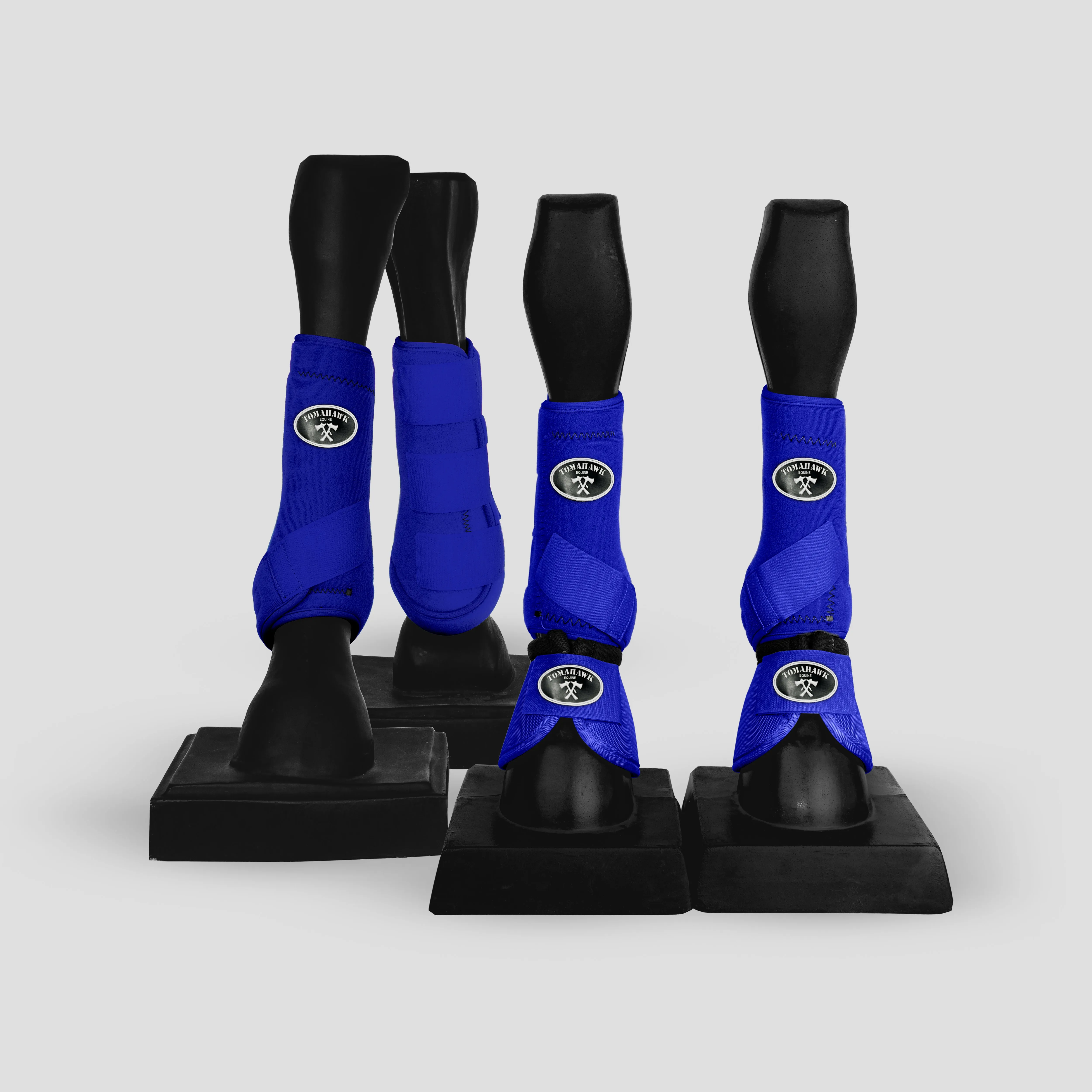 Royal Blue Sport Boots- Full set with Bell Boots