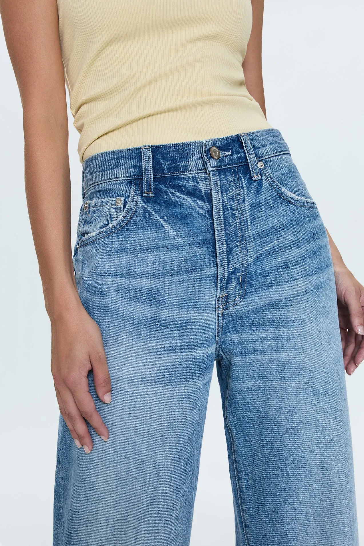 Ryder High Rise Cuffed Straight Jean