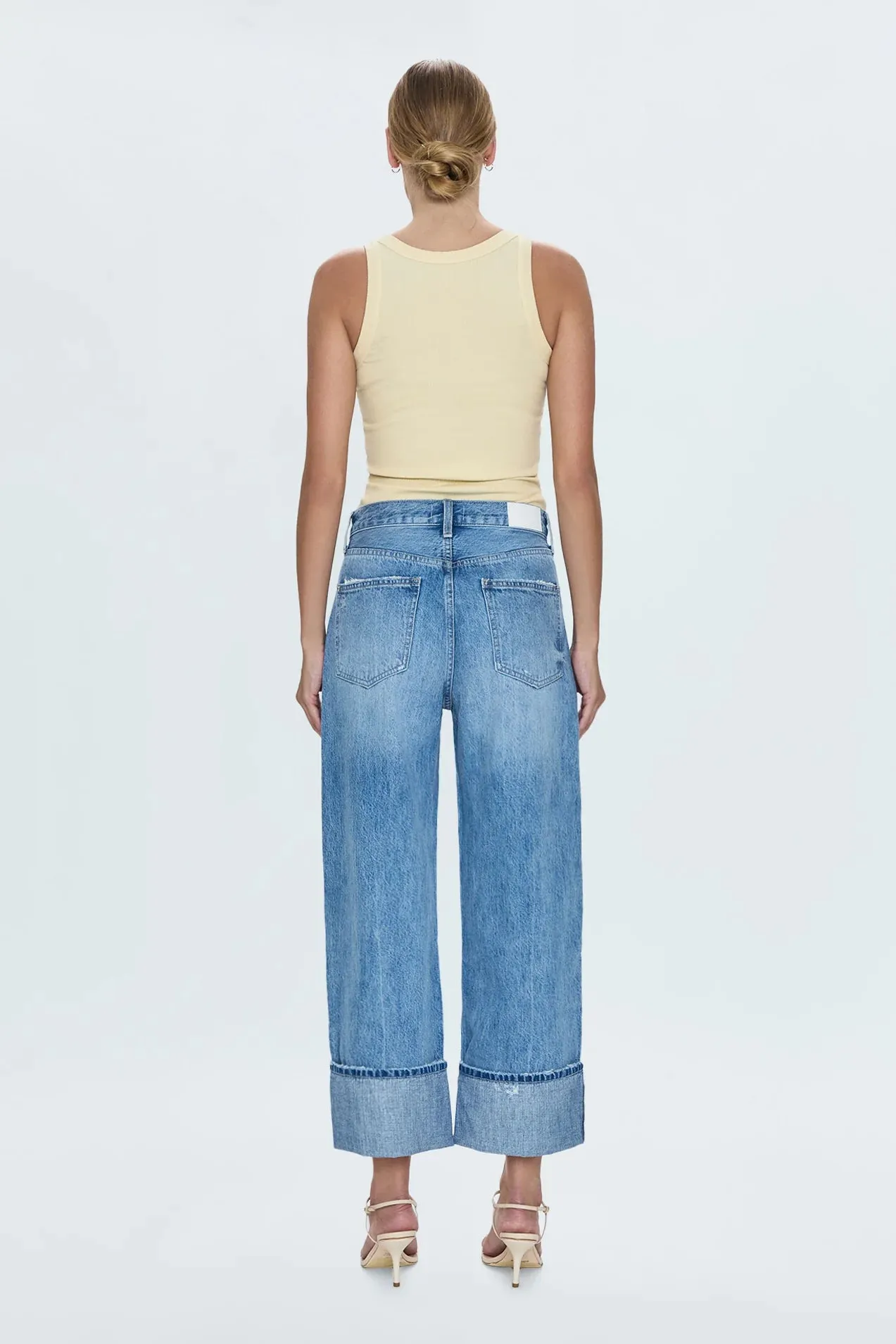 Ryder High Rise Cuffed Straight Jean