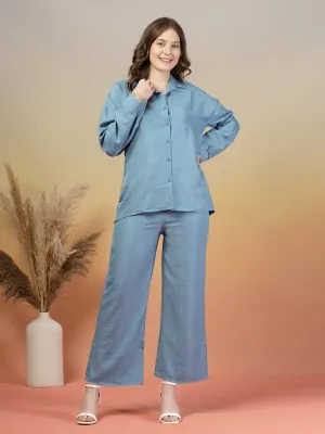 Sahara Seaglass Blue Co-ord Set by Italian Vega
