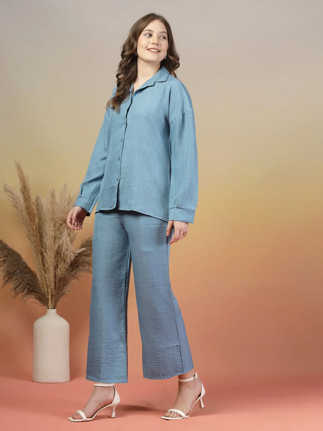 Sahara Seaglass Blue Co-ord Set by Italian Vega