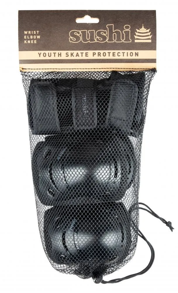 Sushi 3-Pack Padset Youth - Black