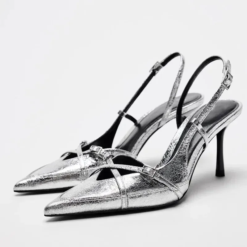 The Siren Slingback Heels