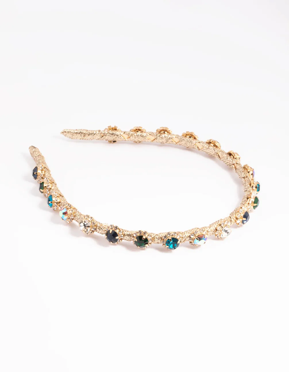 Thread Wrapped Diamante Headband