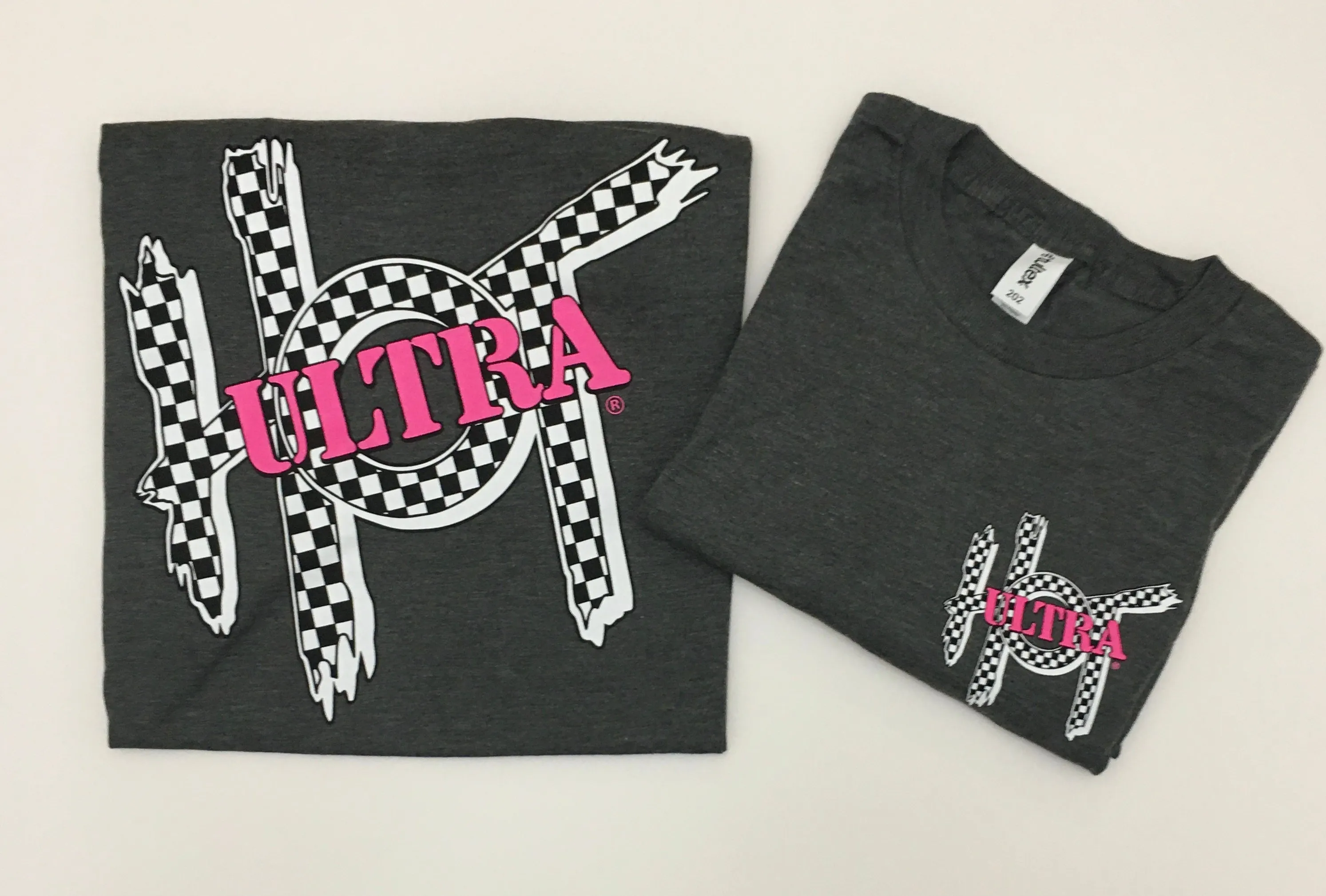 Ultra Hot Short Sleeve Tee Checked Out on Charcoal