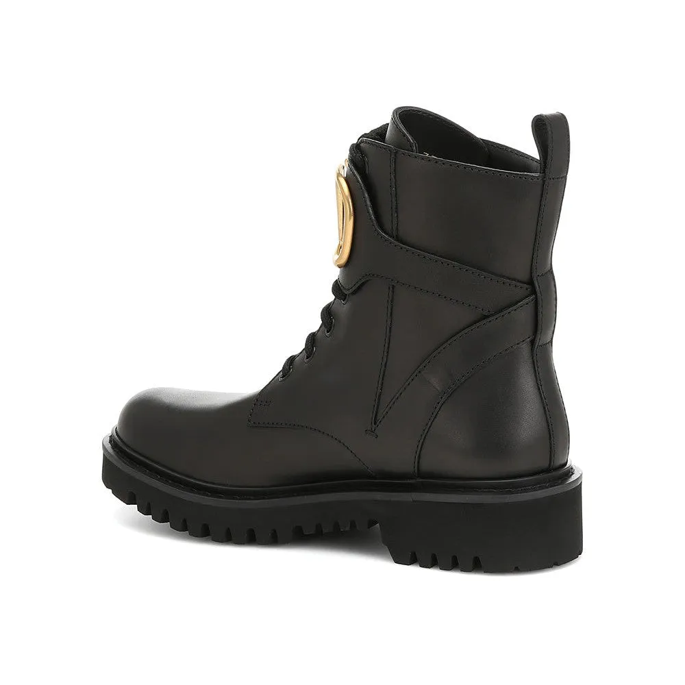 Valentino Garavani VLOGO leather ankle boots