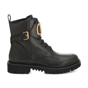 Valentino Garavani VLOGO leather ankle boots