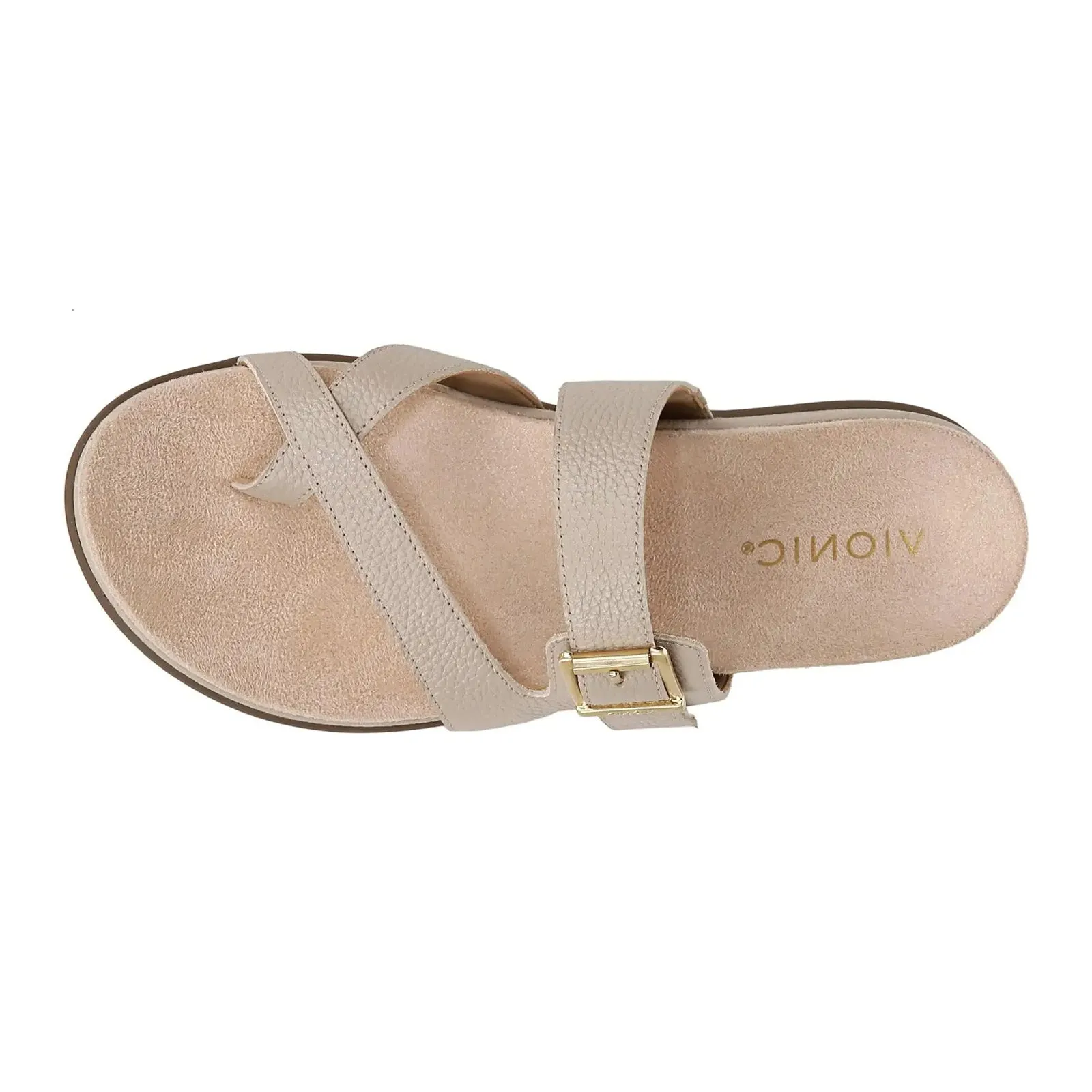 Vionic Carmela Leather Women's Toe Post Sandals