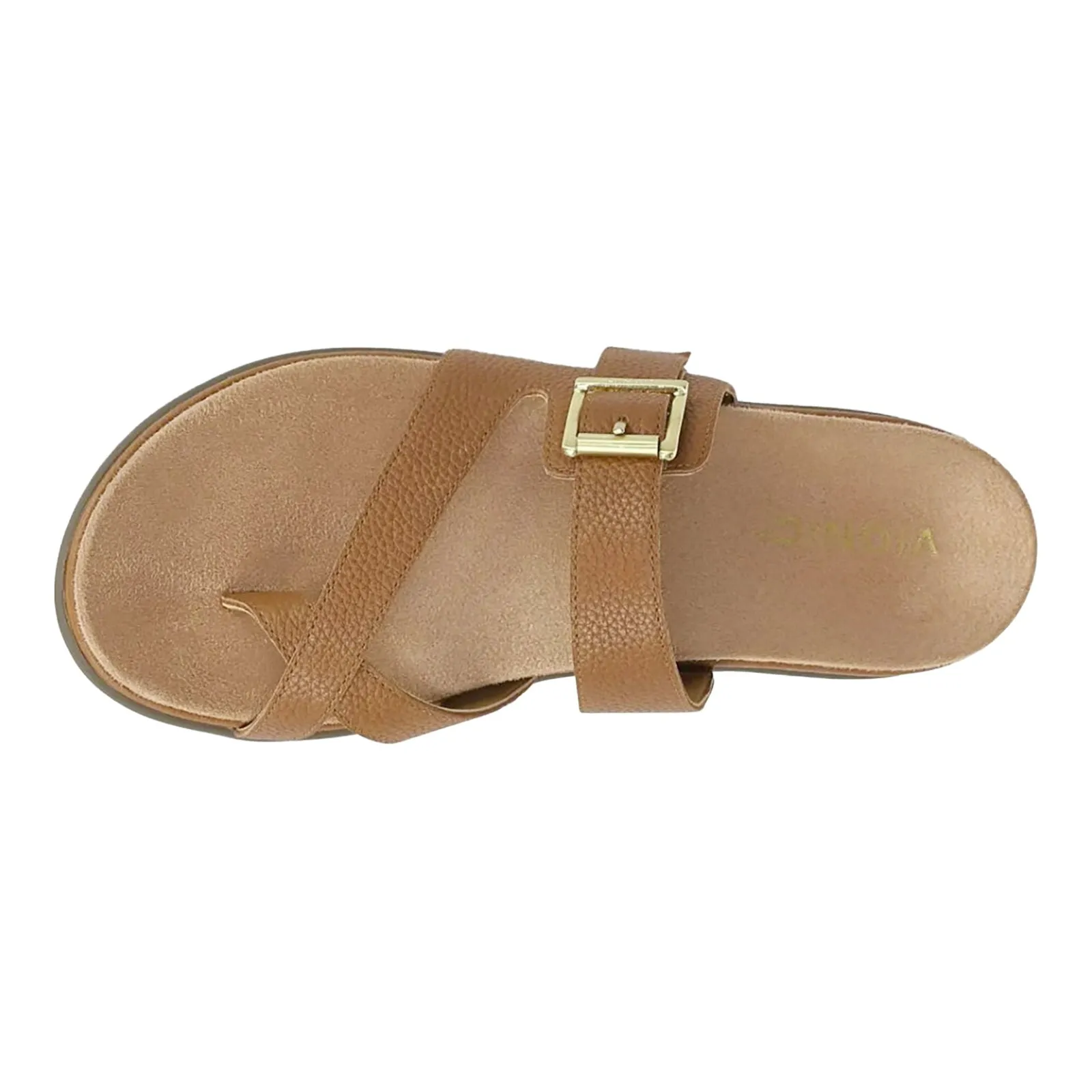 Vionic Carmela Leather Women's Toe Post Sandals