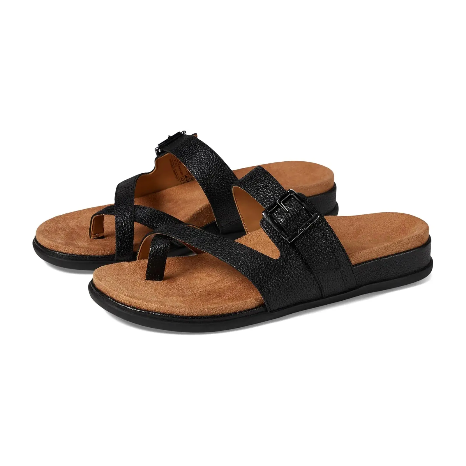 Vionic Carmela Leather Women's Toe Post Sandals