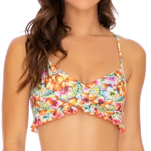 WILD FLOWER - Puckered Ruffle Bralette