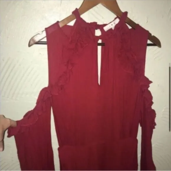 Women’s IRO Hanie Burgundy Red Cocktail Dress