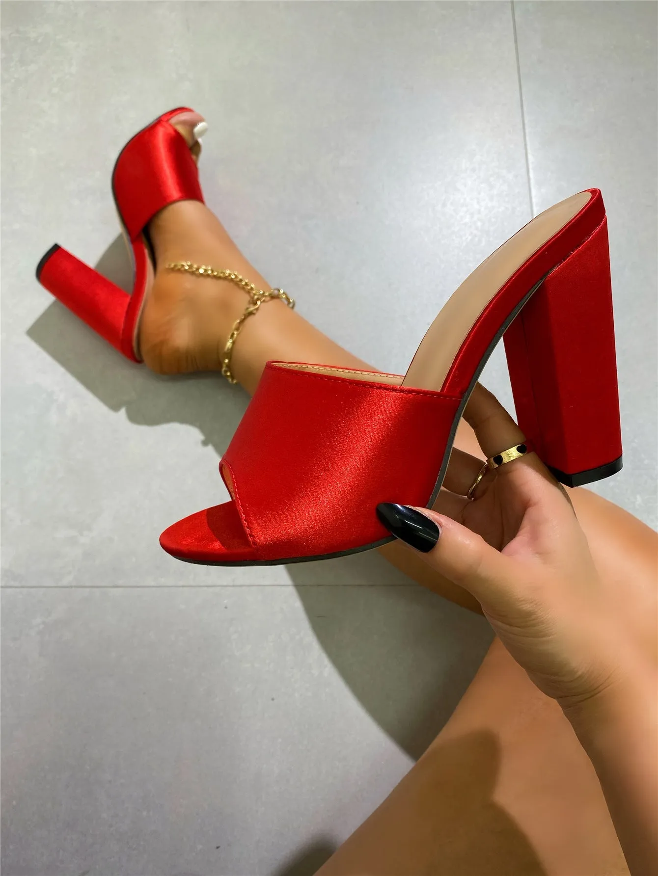 Women's Slip On High Heels | Heeled Sandals