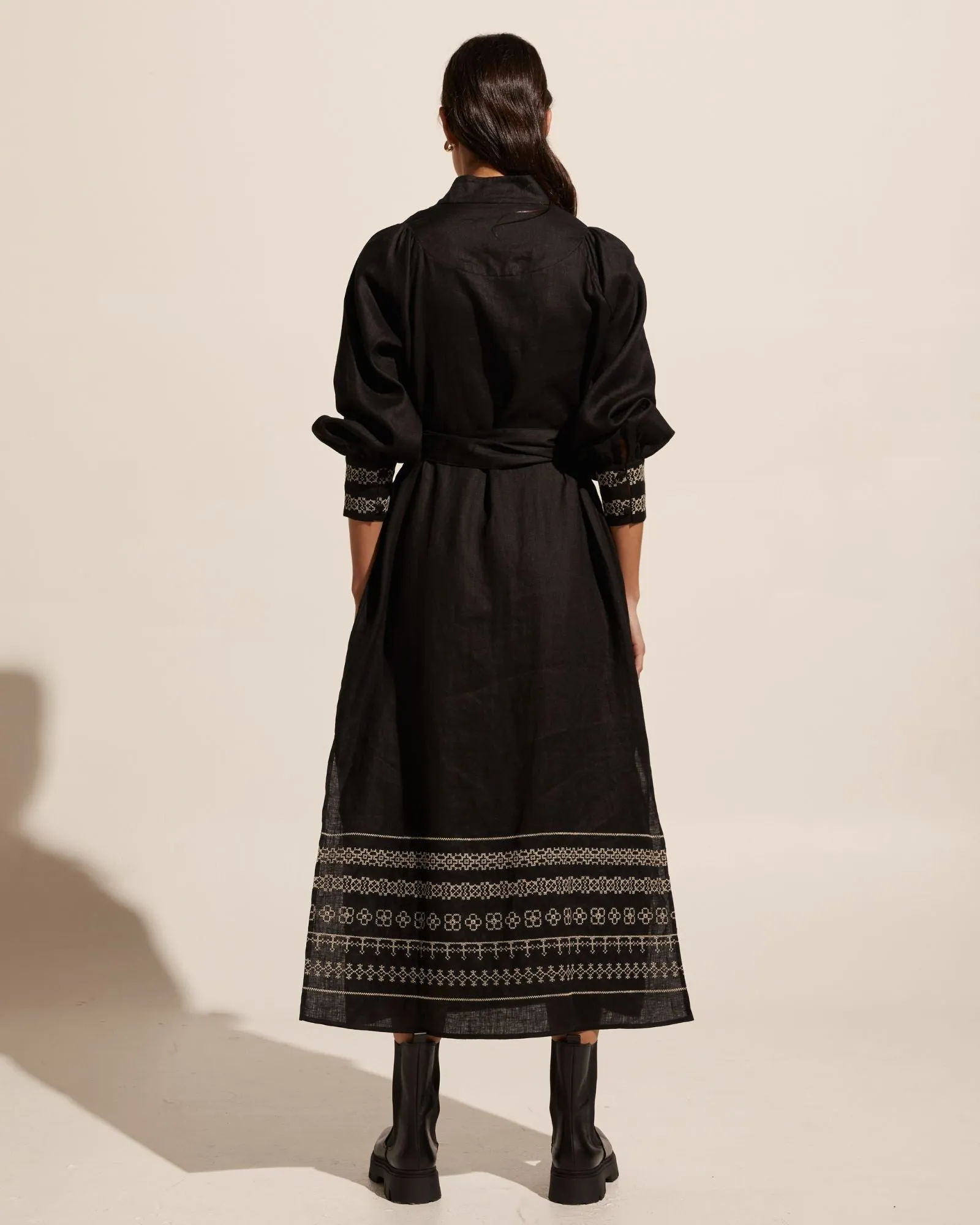 zoe kratzmann -muse dress - black